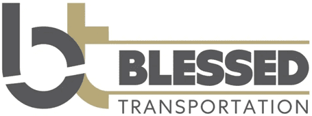 A logo of blessed transportation
